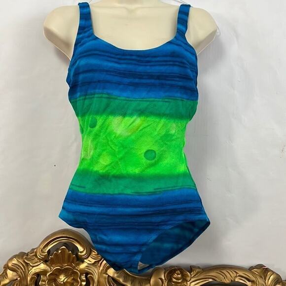 VINTAGE GOTTEX ONEPIECE‎ SWIMSUIT SIZE 12 - Picture 1 of 6